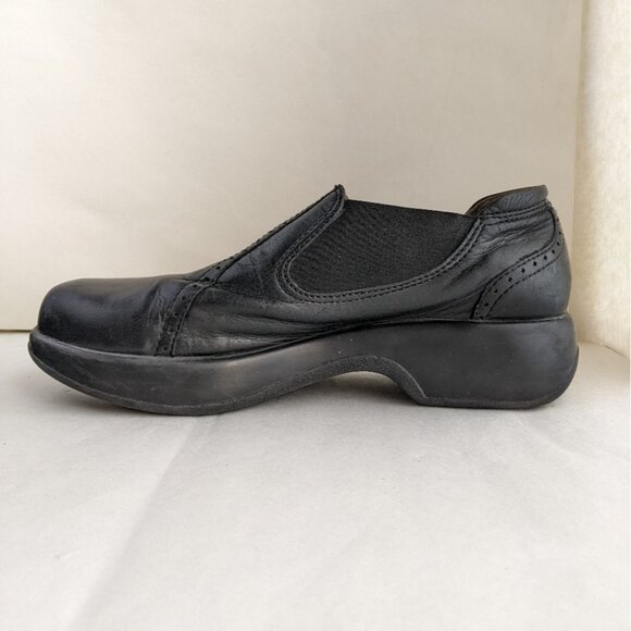 Dromedaris Leather Slip On Comfort Shoes, Falcon Black Women's Sz 10.5-11, EU 41 - Picture 3 of 11